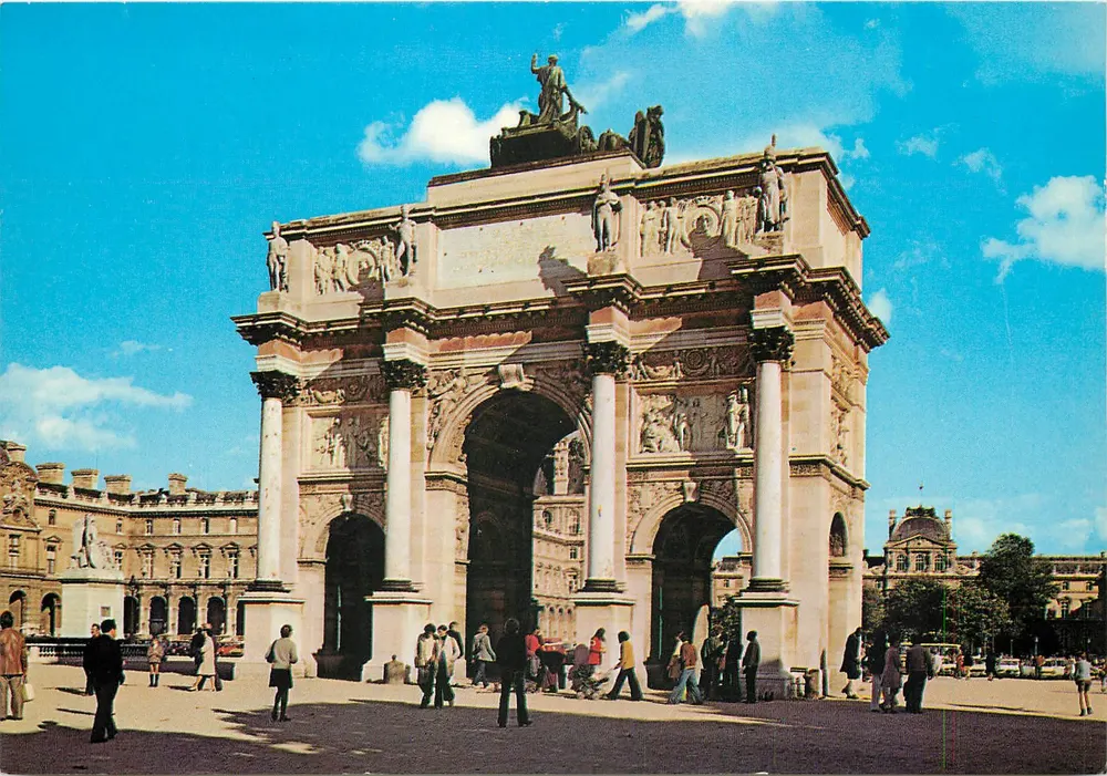 Paris - Arco do Triunfo do Carrousel — O.V.E.T. n°210 - Frente