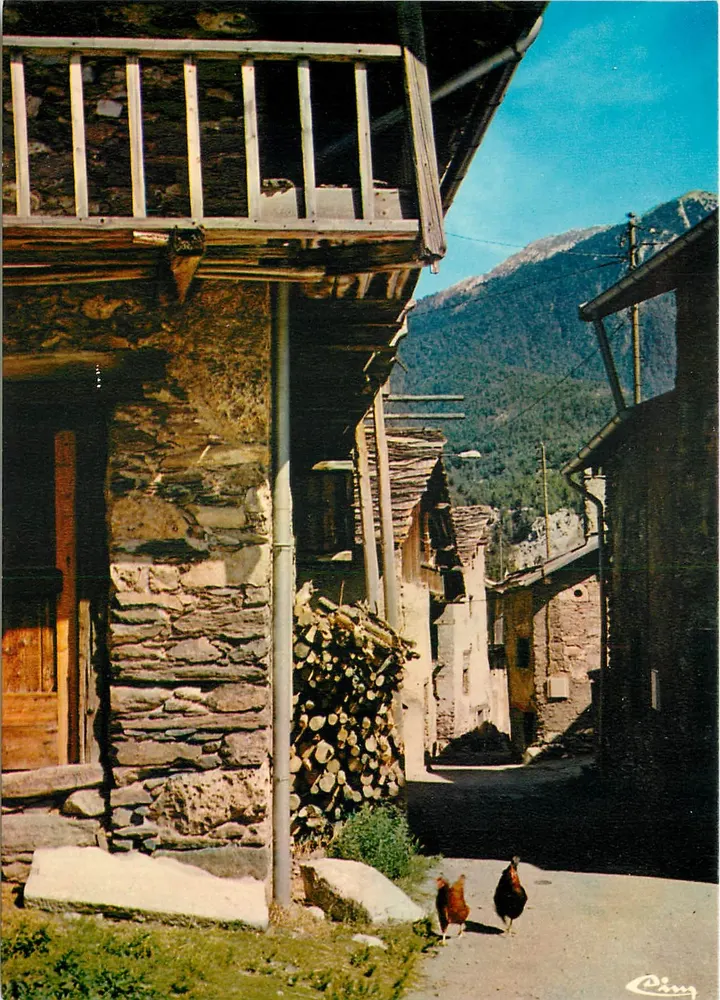 Bramans (Savoie) — Alte Dorfstraße — Cing - Vorderseite