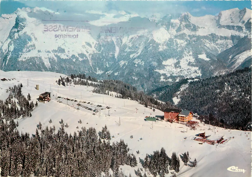 Samoens (Haute-Savoie) — Plateau des Saix (Höhe 1.800 m.) — Annemasse Tourismus - Vorderseite