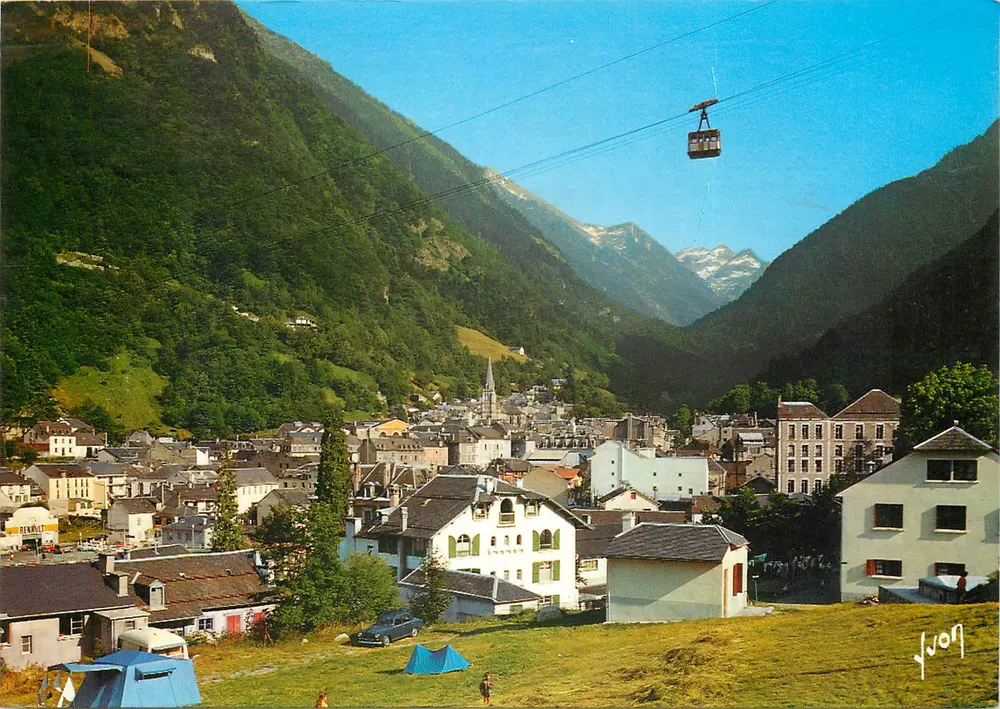 Cauterets — Vista generale e il Telephérique — Éditions d'art JYON - Recto