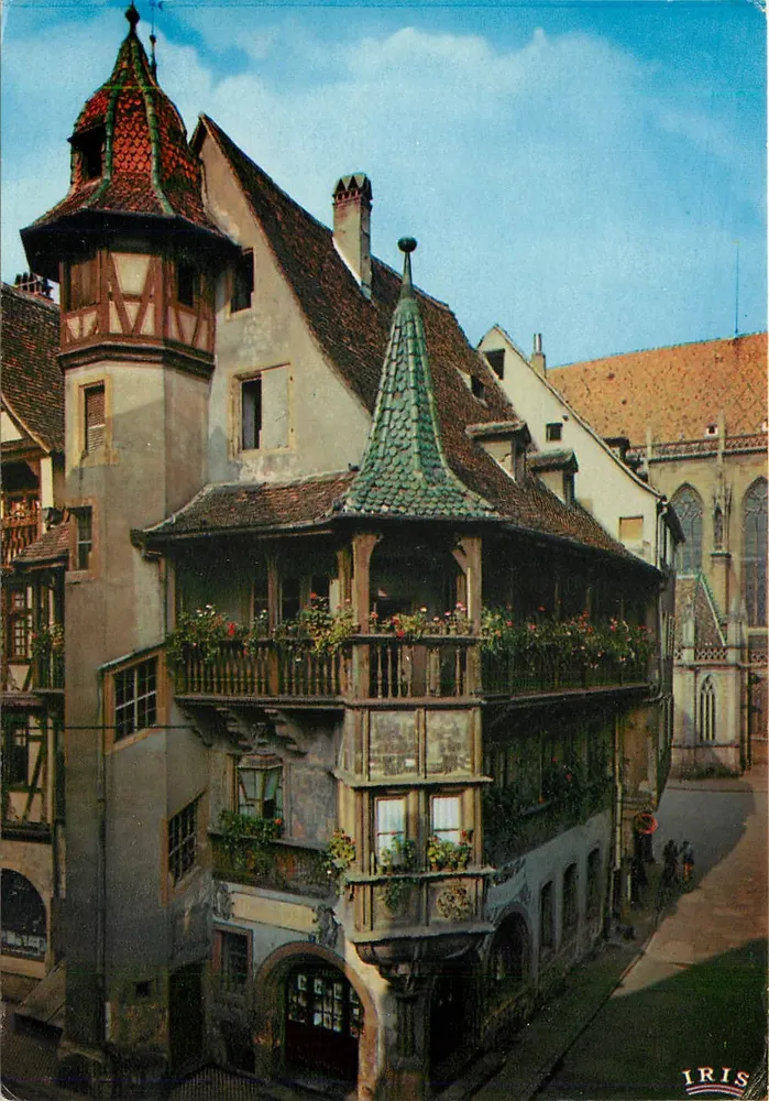 Colmar — Casa Pfister (datada de 1537) — IRIS Mexichrome - Frente