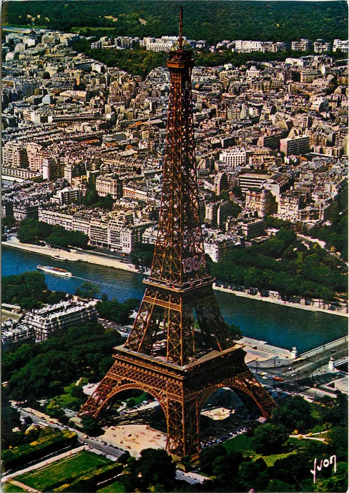 Paris — Luftbild der Eiffelturm — Editions Couleurs et Lumière de France - Vorderseite