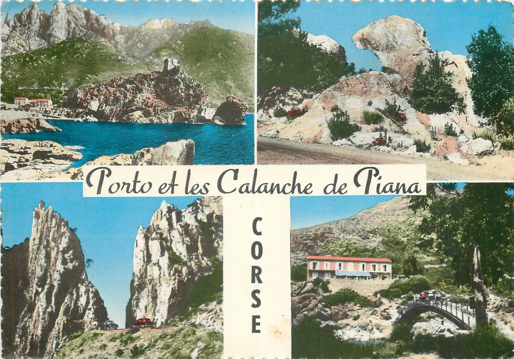Porto und die Calanche de Piana — Korsika — Ausgabe F. Limongi - Vorderseite