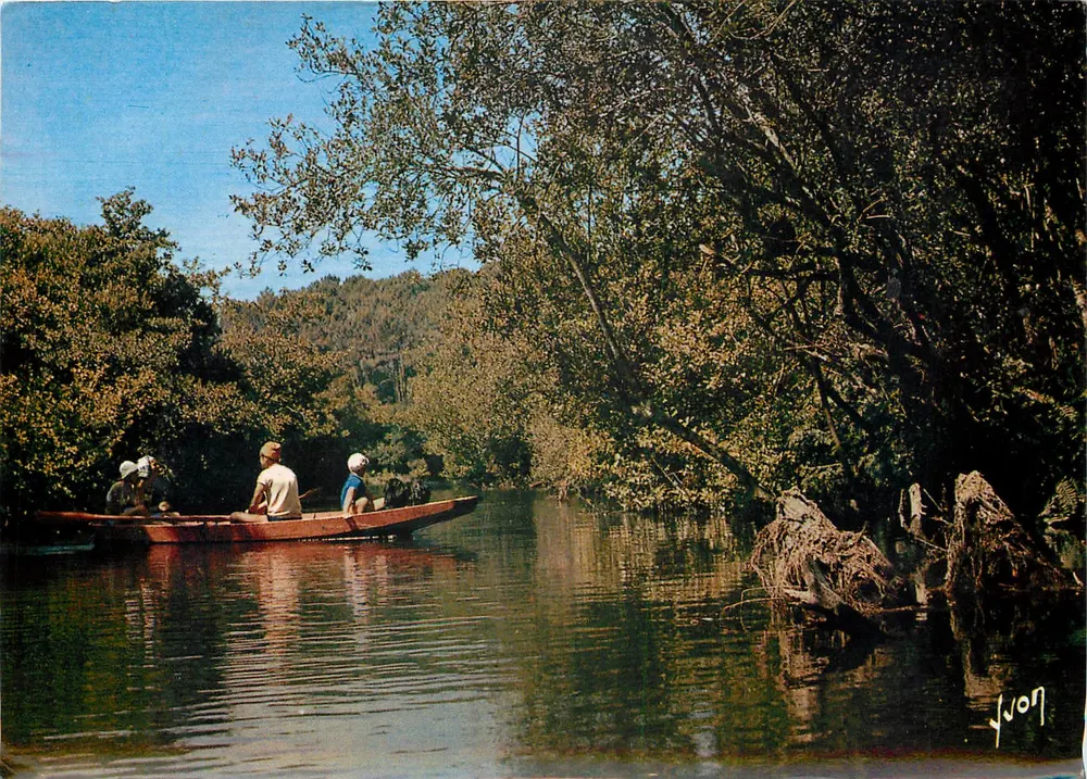 Il Corso di Huchet — vicino a Léon — Edizioni Jean-Daunia - Recto