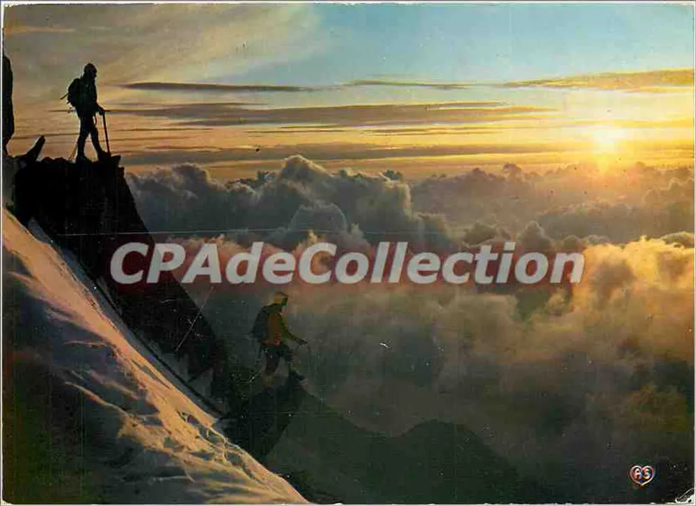Sonnenuntergang über das Meer der Wolken — Chamonix — Cliché Gay-Couttet - Vorderseite