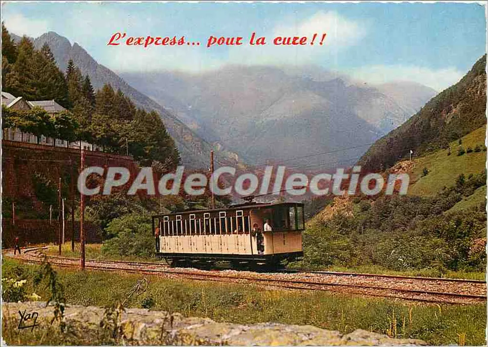 Der kleine Zug von Cauterets nach La Raillière (Thermes) — Edition YANP, n°1105 - Vorderseite