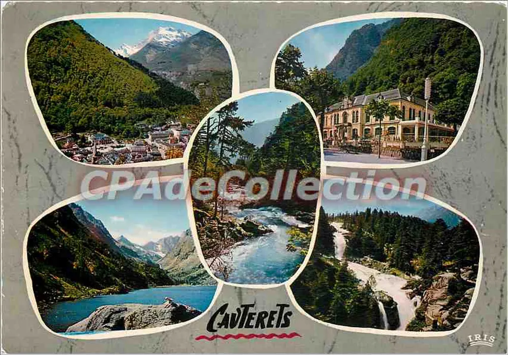 Cauterets — Allgemeiner Blick, Das Casino, Der Gave, Der Lac de Gaube, Wasserfall des Pont d’Espagne — Mexichrome Edition - Vorderseite