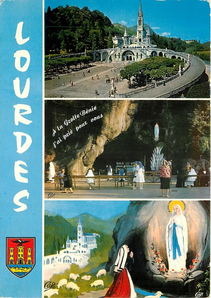 Lourdes — A Gruta Bendita e a Basílica — Edições C.A.P. 17 - Frente