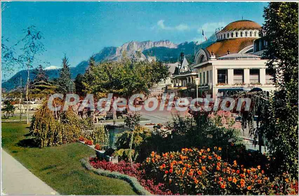 Evian-les-Bains — Die Gärten, das Casino und die Mémises — Editions Janssary & Faubourg - Vorderseite