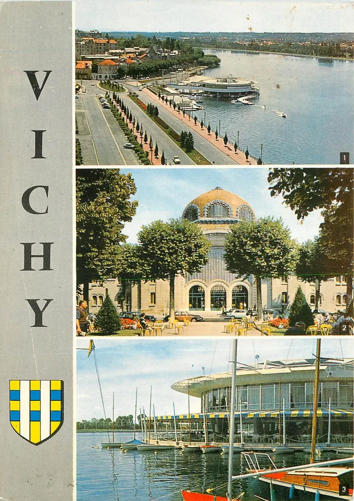 Vichy — Panoramablick und touristische Sehenswürdigkeiten — ITALCOLOR - Vorderseite