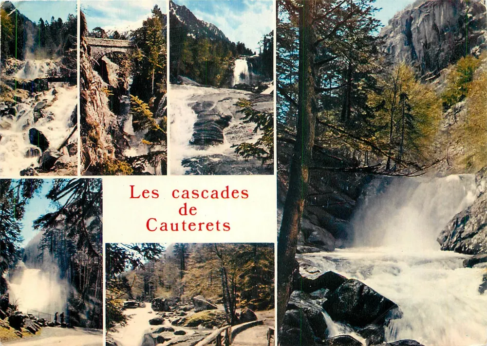 Cascata de Cauterets — Éditions Méxichrome, série A 9 - Frente