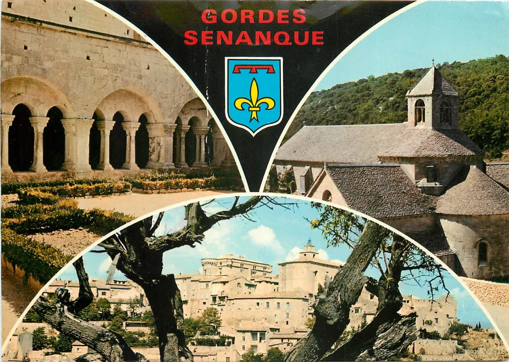 Gordes und die Abtei Sénanque — Éditions de Provence, n° 4603 - Vorderseite