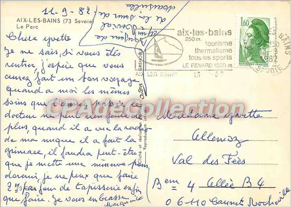 Aix-les-Bains — Parque — editor Aix-les-Bains Tourisme - Verso