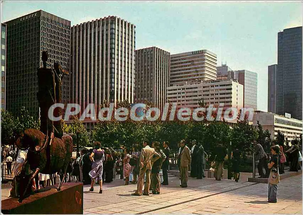 La Défense — Türme « Europe Aquitaine » — Abellé-Cartes, Paris - Vorderseite