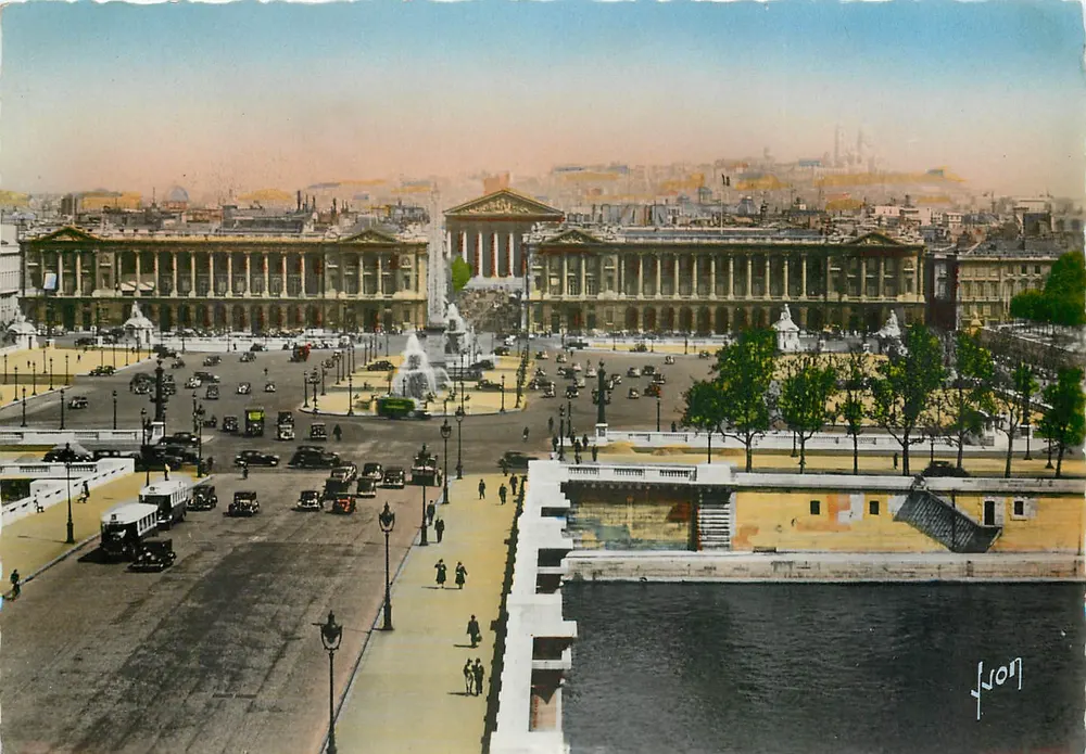 Paris — Place de la Concorde und Moutmarre-Hügel — Les Éditions d'Art, Paris - Vorderseite