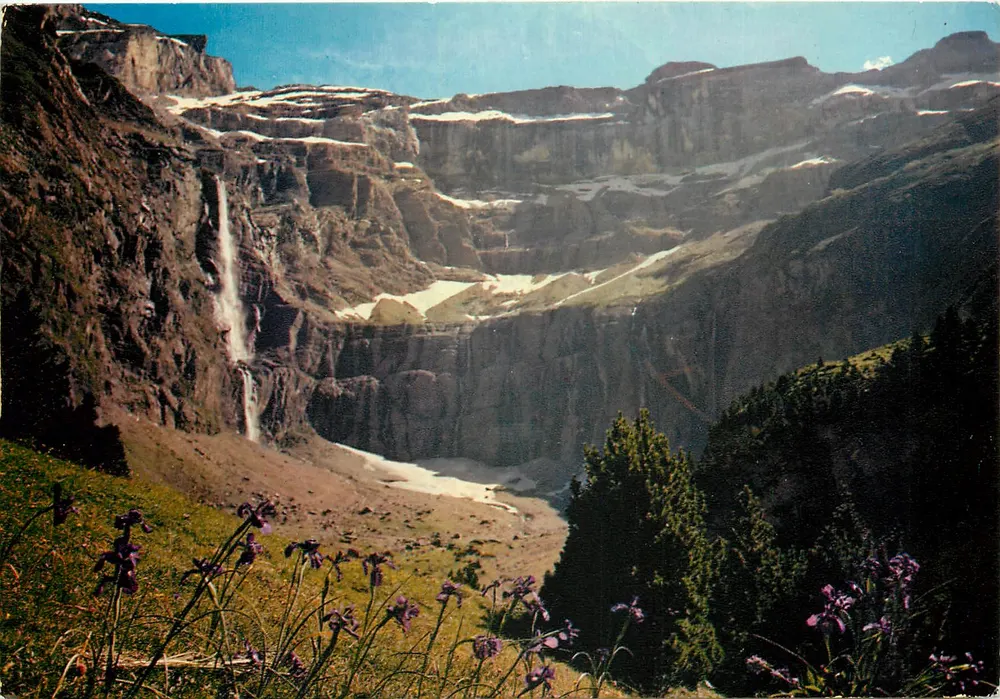 Irisenfeld und Cirque de Gavarnie — Die Pyrenäen — Edit. A. DOUCET, n°334 - Vorderseite