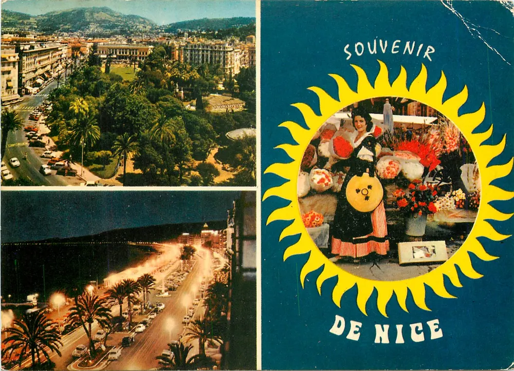 Vistas de Nice — Souvenir de Nice — Edições Iris - Frente