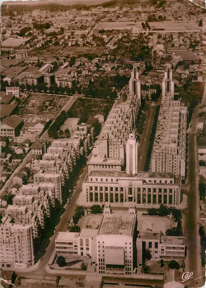 Villeurbanne — Luftbild der Gratte-Cieux — Réal-Photo (54) - Vorderseite