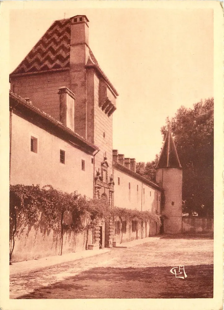 Valbonne — Gemeinschafts Hof und Wachtturm — Edition G.-L. Arlaud, Lyon - Vorderseite