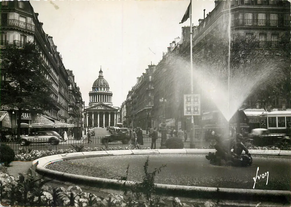 Paris — Place Edmond-Rostand und der Panthéon — Art Editions CN, Paris - Vorderseite