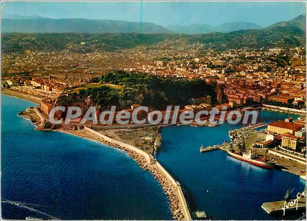 Luftbild von Nice — Côte d'Azur — Éditions d'Art Y.V.O.T. Paris - Vorderseite