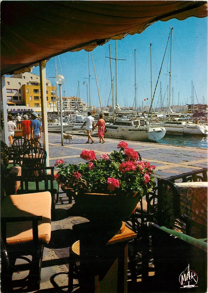 Cap d'Agde — Visão do Porto — Edições «MAR» - Frente