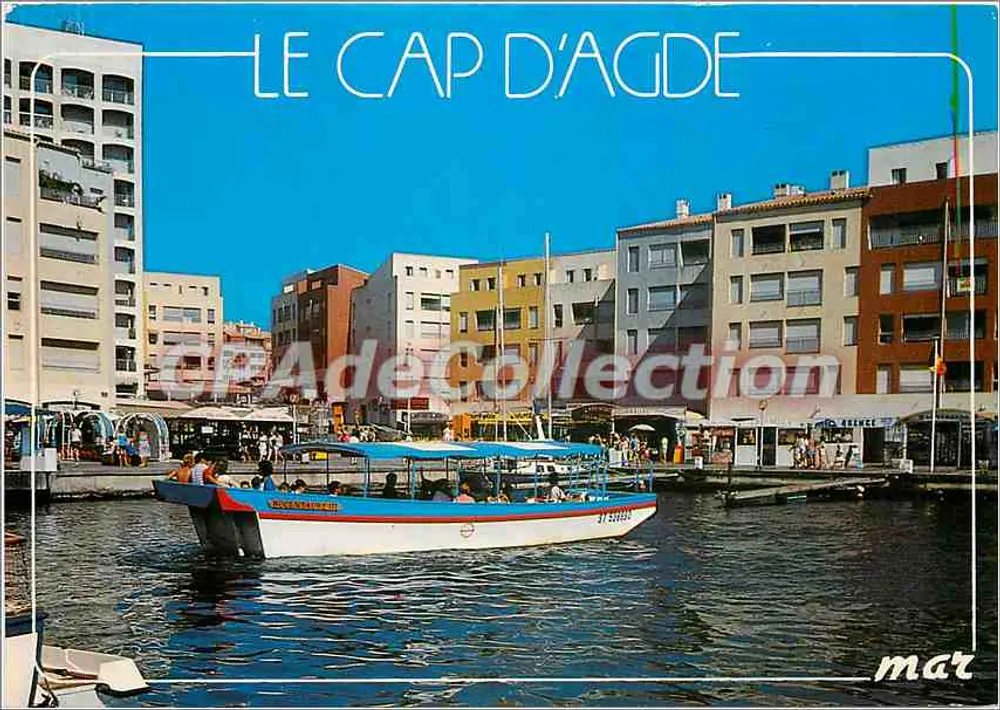 O Cabo d'Agde — Passeio de barco — Les Éditions «MAR» - Frente