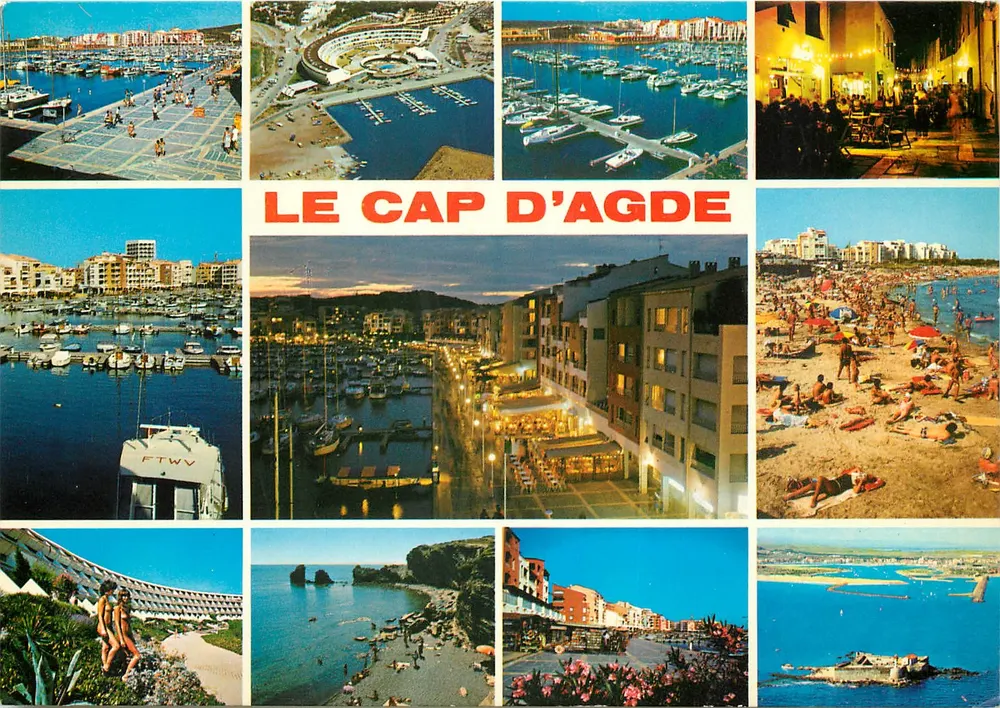 O Cap d'Agde — vista panorâmica — Les Éditions MAR, Nice - Frente