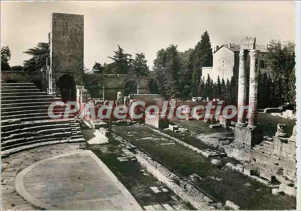 Arles (B-du-R) - Das antike Theater — Römisches Gebäude aus der Zeit des Augustus — Éditions Locll - Nyon - Vorderseite