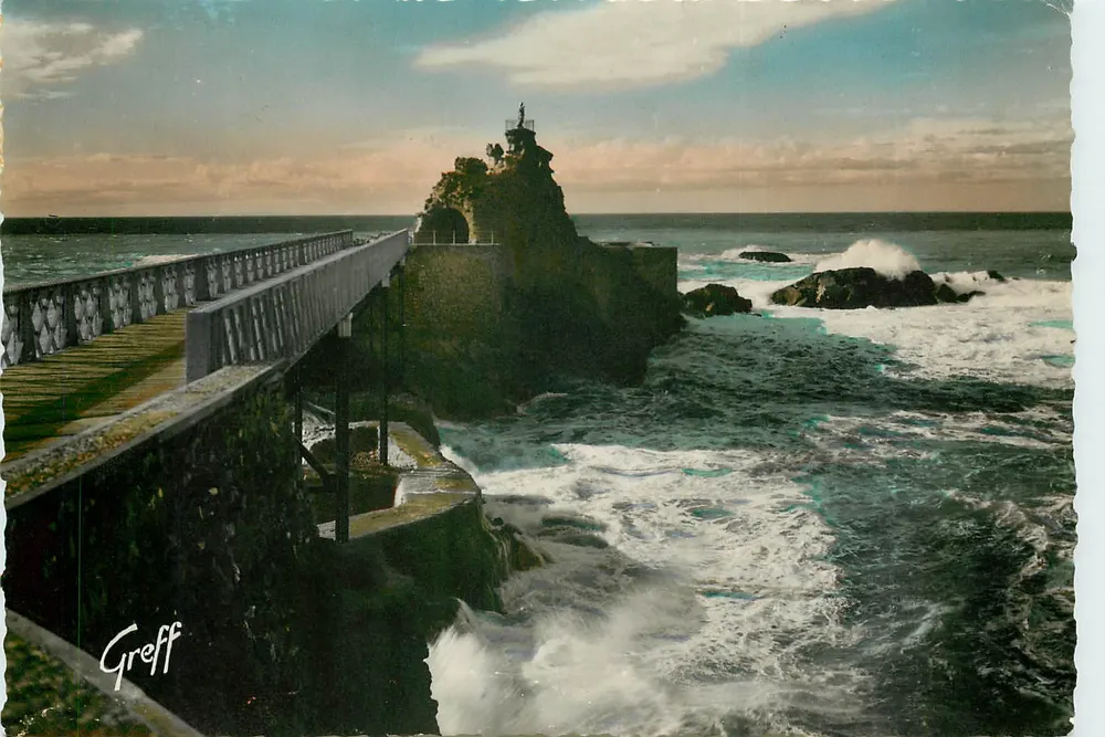 Der Felsen der Jungfrau — Biarritz — Greff - Vorderseite