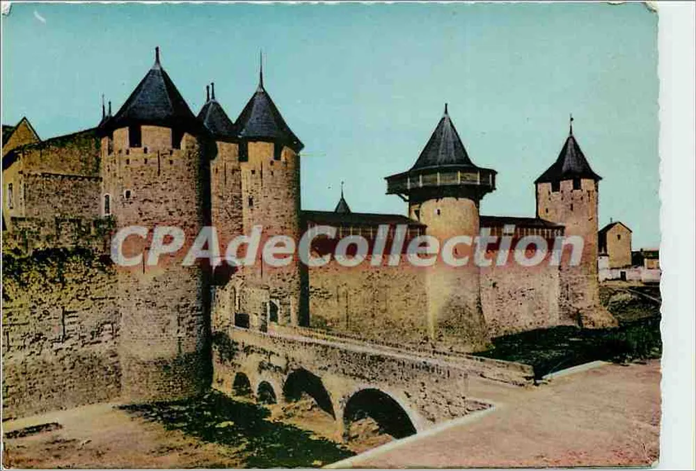 Cidade de Carcassonne — O Castelo Comtal — Editor Cité Imp. Magon - Frente