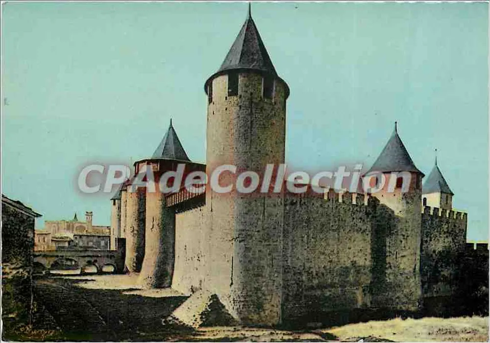 Cidade de Carcassonne — O Castelo — Editor: Courte & Macon - Frente