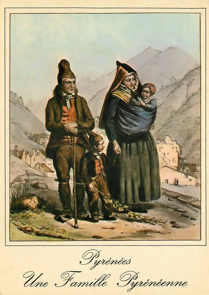 Pirineus — Uma Família Pirineia — Edições ARTYPE, Bâreges - Frente