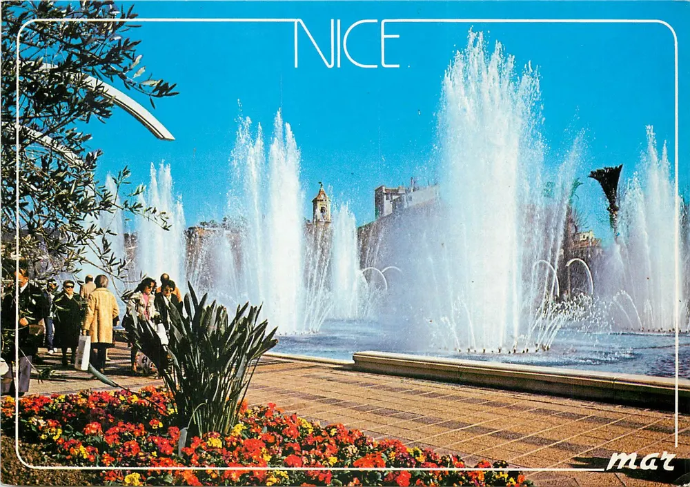 Nice — Der Garten der Esplanade du Paillon — Ed. MAR NICE - Vorderseite