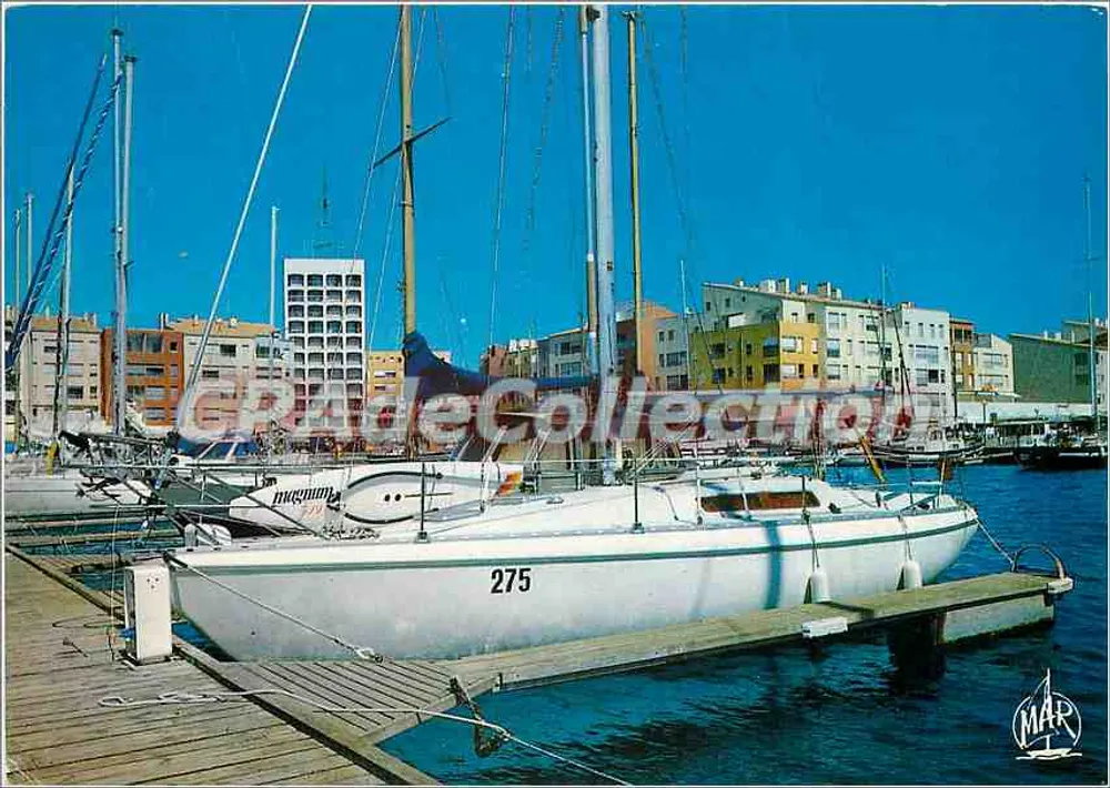 Port de plaisance — Cap d'Agde — éditeur MAR, n° 14895 - Frente