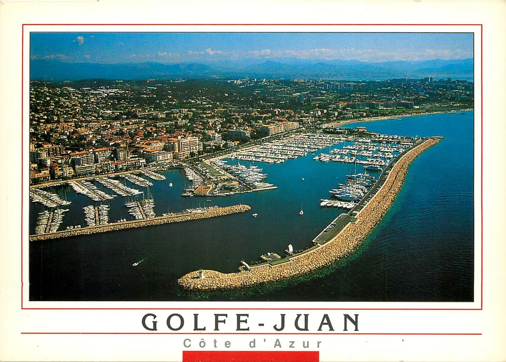 Golfe-Juan — Costa do Azul — Edições Heliflash - Frente