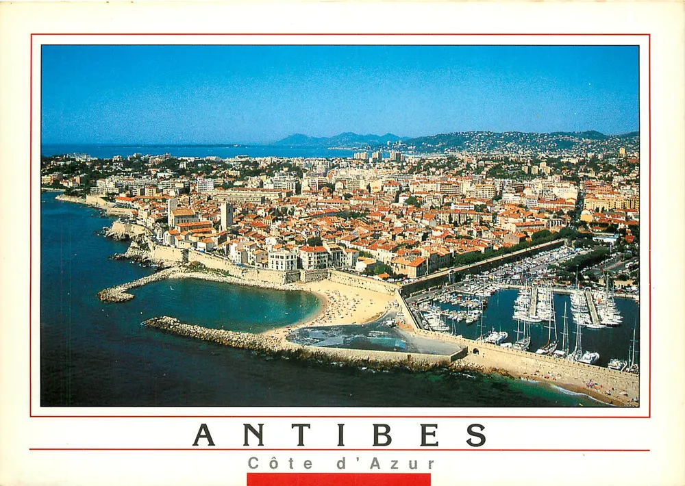 Antibes — Costa do Azul — Edições Heliflash - Frente
