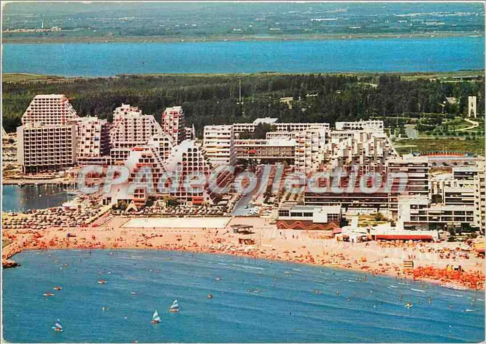 La Grande Motte (34280) — 'La Ville de l'An 2000' — Luftbild — Éditions Mar, Nice - Vorderseite