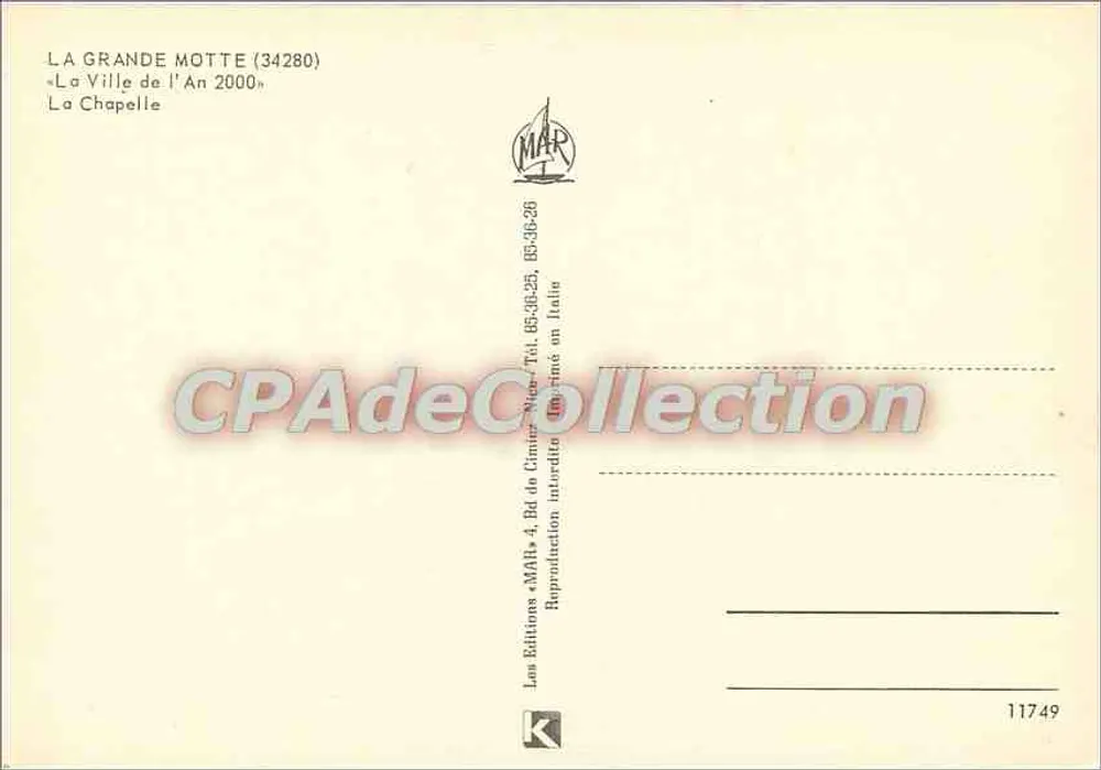 Die Kapelle — Die Stadt des Jahres 2000 — Éditions MAR - Rückseite