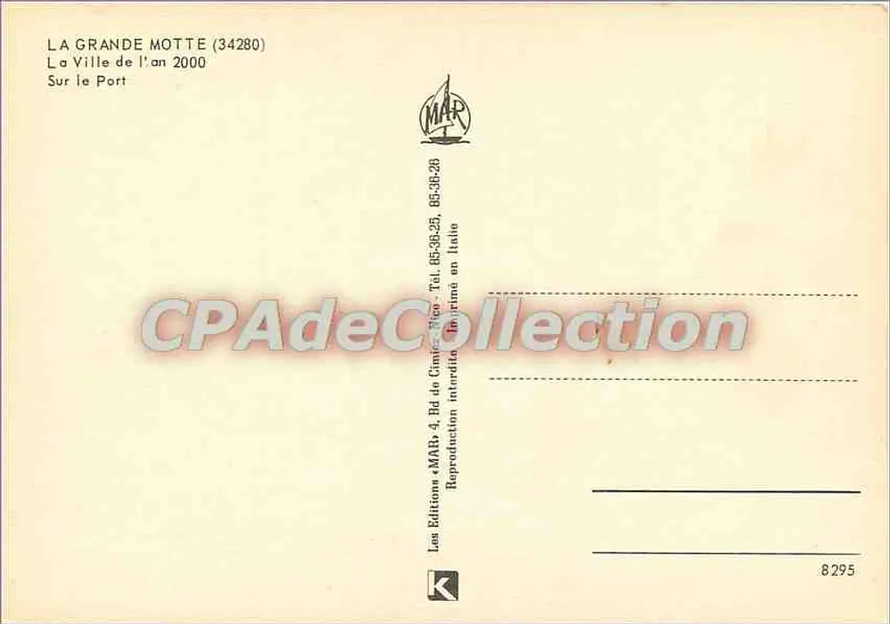 La Grande Motte — Die Stadt des Jahres 2000 — Éditions MAR - Rückseite