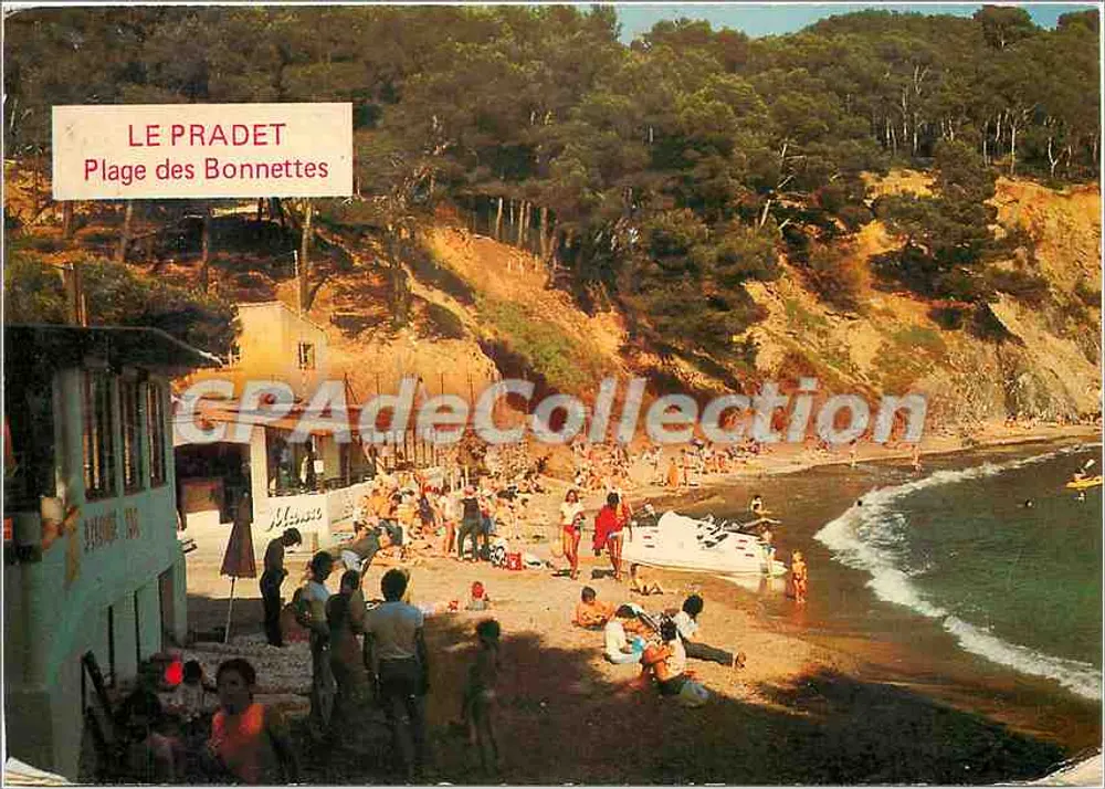 Le Pradet — Praia das Bonnettes — Edições Le Pradet - Frente
