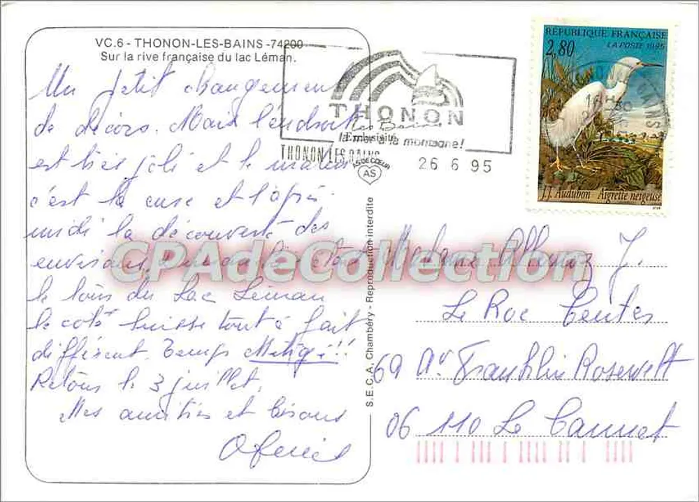 Thonon-les-Bains — Geschichte und Landschaft — Verlag nicht sichtbar - Rückseite