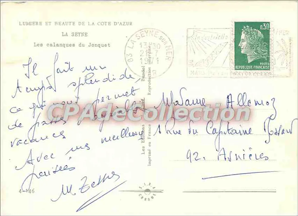 Kalanki Jonquet — La Seyne-sur-Mer — Wydane przez Bandal - Rewers