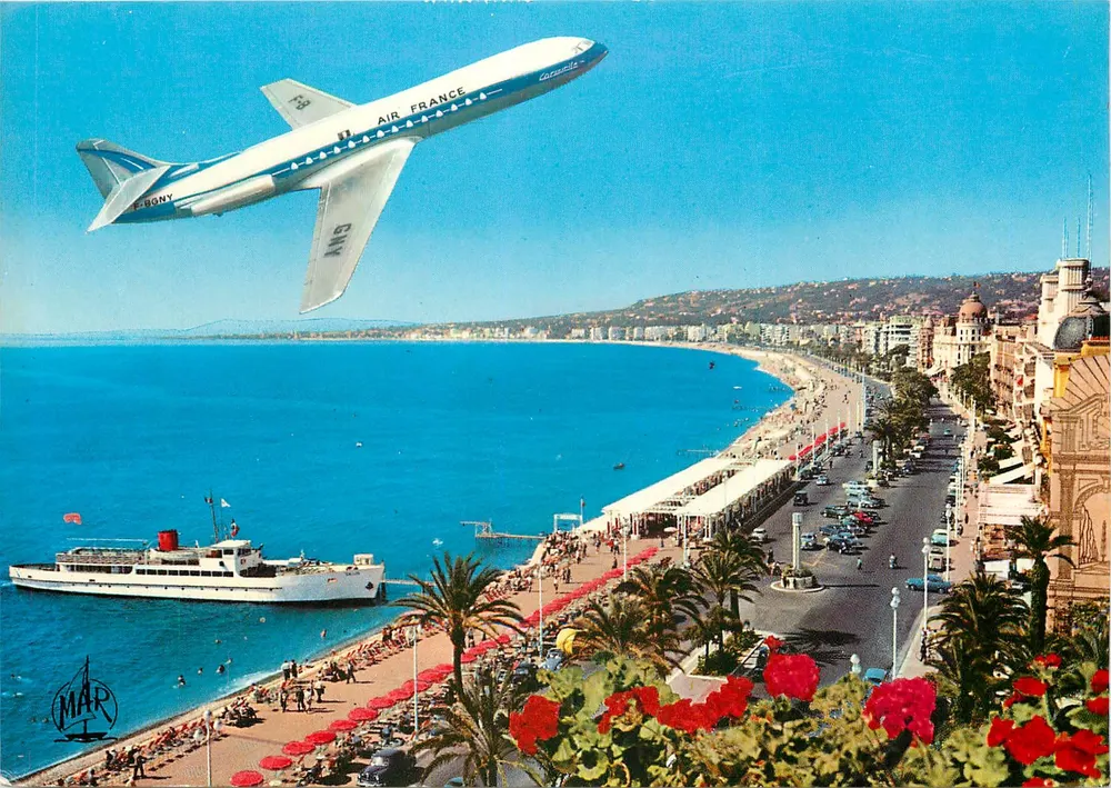 Die Côte d'Azur — Nice, vom Caravelle aus gesehen — Ausgabe MAR, Nr. 1399 - Vorderseite