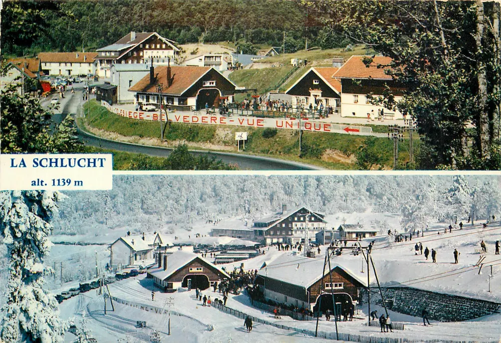 La Schlucht — Col de la Schlucht, Sommer- und Wintersaison — Éditions 'La Champagne' Strasbourg - Vorderseite
