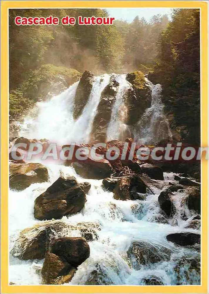 Cascade de Lutour — Hautes Pyrénées — Édition A. Doucet - Recto