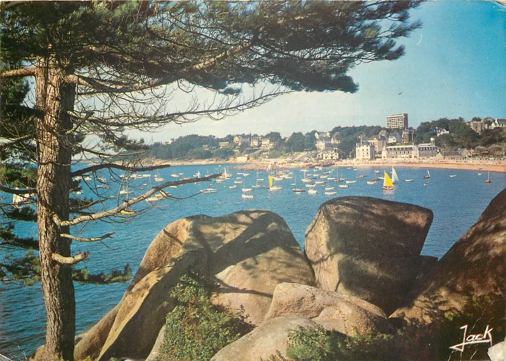 O Portos de Trébeurden — Bretanha — Edição de Arte Jean Stoll, n° 854 - Frente
