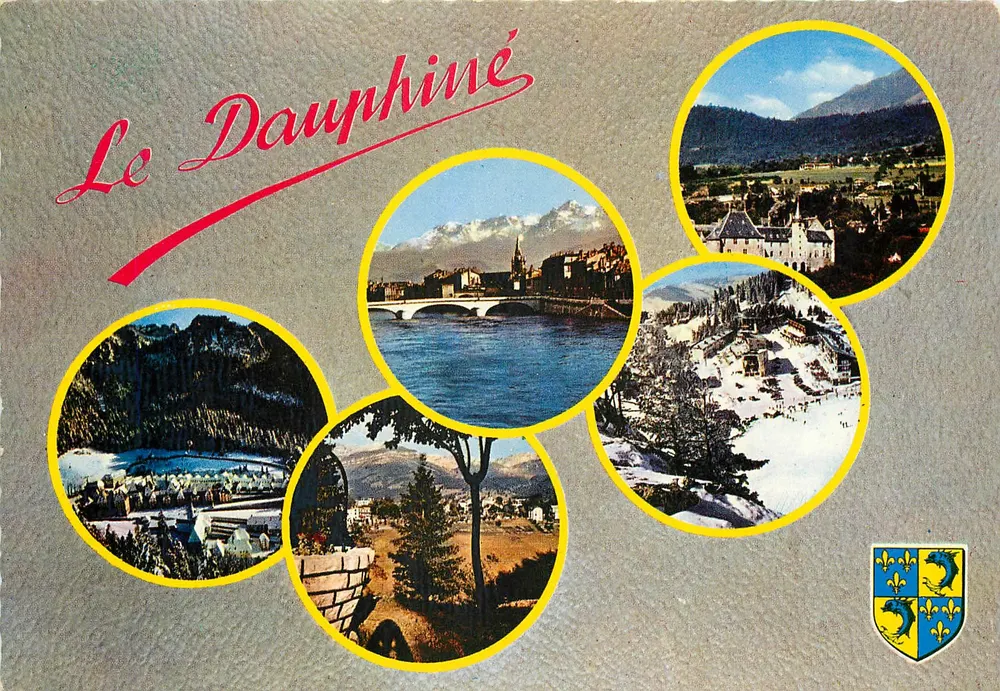 Das Dauphiné — Panorama von Orten — Éditions Hachette (Serie) - Vorderseite