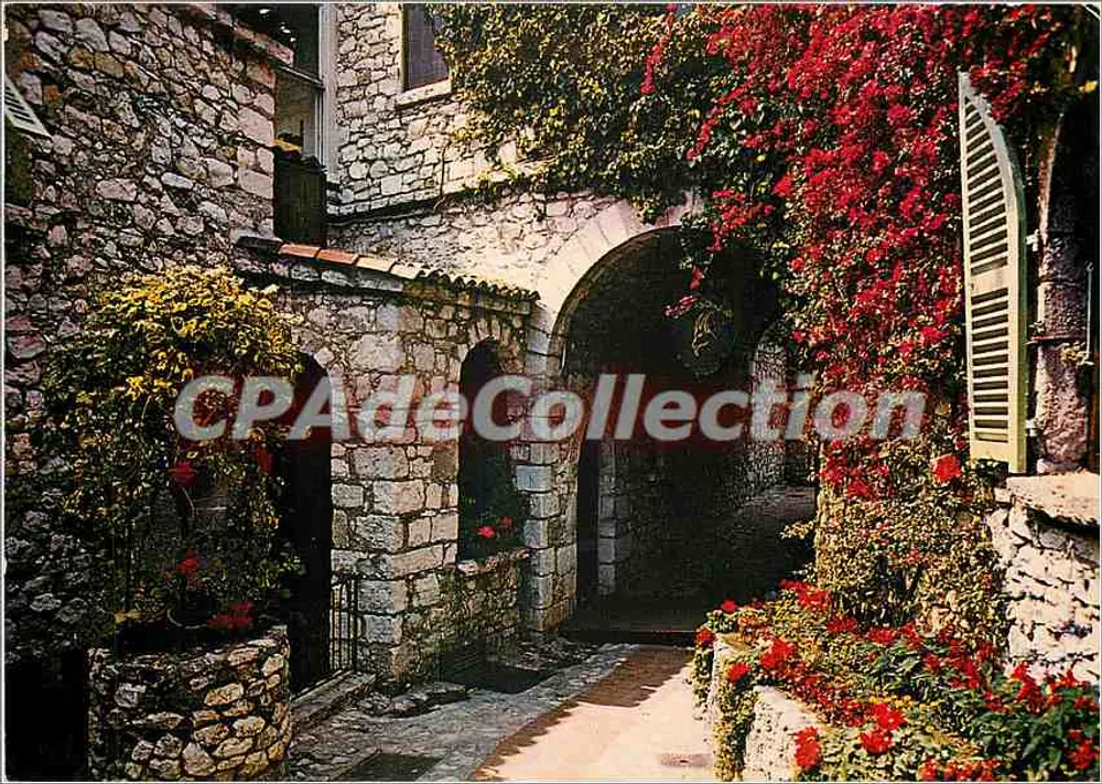 Eze — Vieille rue pittoresque — Les Editions Gilletta, n°1027 - Anverso