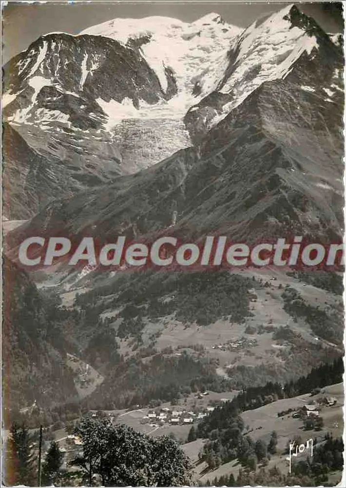 Mont-Blanc — panoramische uitzicht — CPAdeCollection - Voorkant